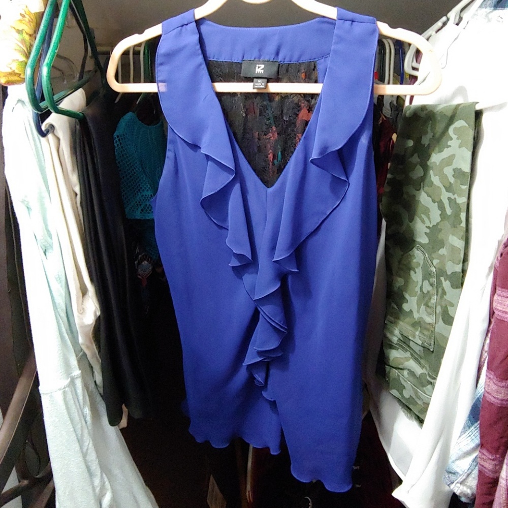 Dress shirt w/ lace back